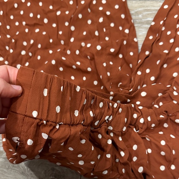 Madewell Rust Polka Dot Pants - Picture 4 of 4